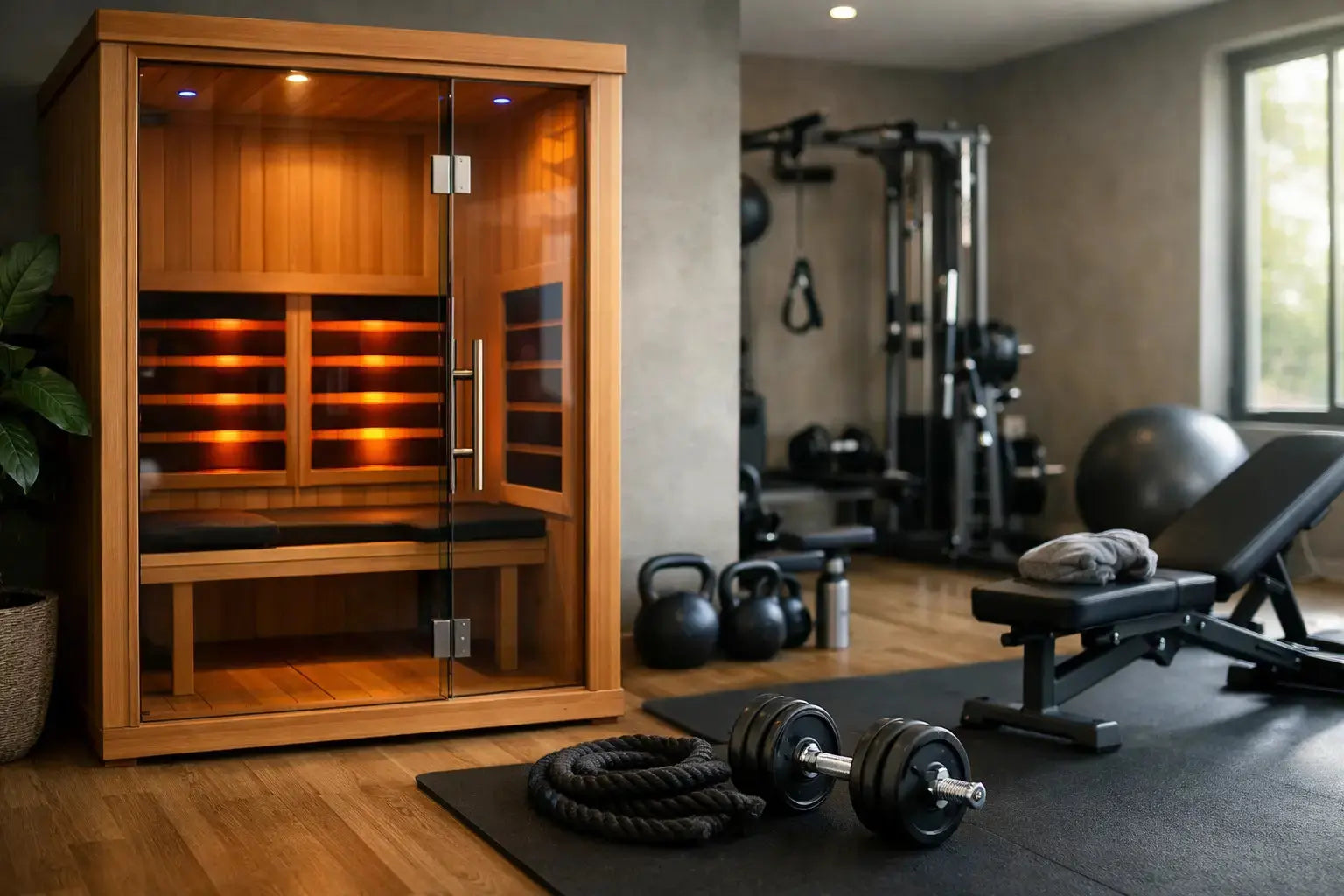 Best Infrared Sauna for Home Gym LuxSauna